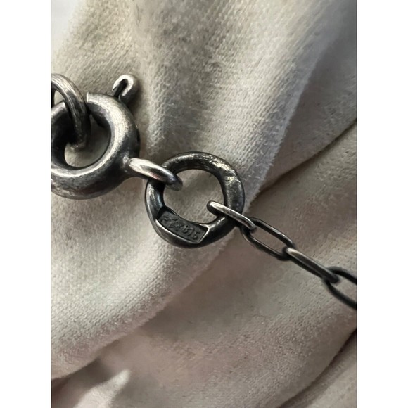 Vintage Baltic Amber Necklace Butterscotch Honey 875 Silver Chain USSR Soviet 老琥 - Picture 2 of 10